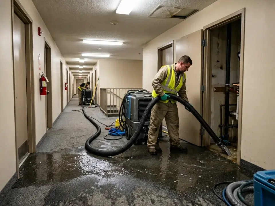 multi-unit-apartment-hallway-f-005 — frequently asked questions, Emergency Burst Pipe Water Extraction & Removal in Hull, IA